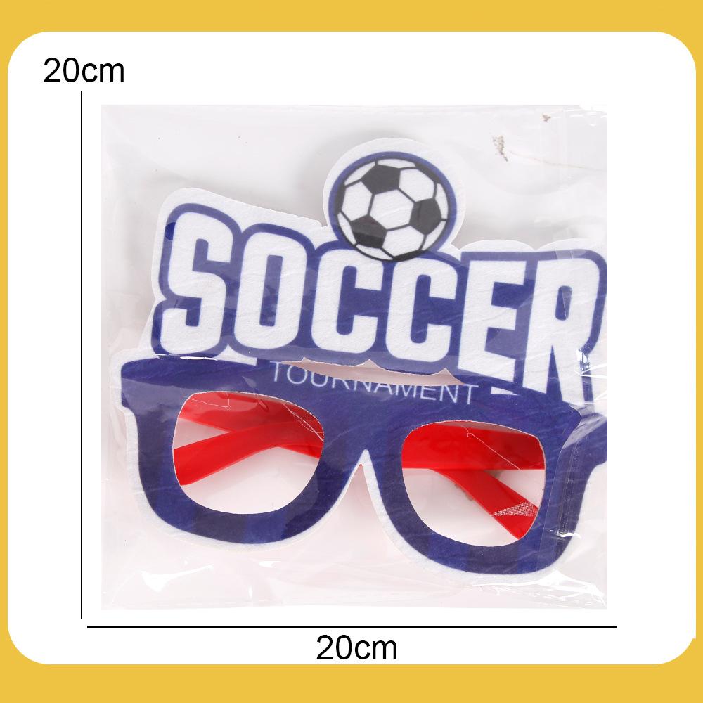 Football glasses, football league, bar clubs, party decorations, props, World Cup fan supplies