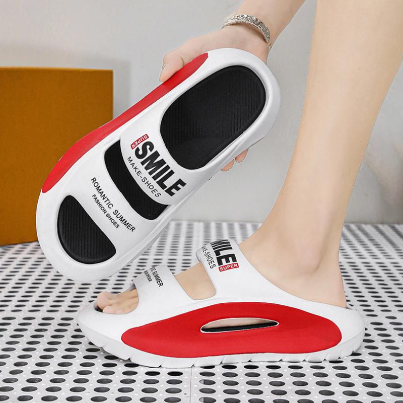 Summer 2024 Designable Men's shoes Non-slip Thick soles Outdoor Slippers Casual Printing New Design Men Women slippers on offer