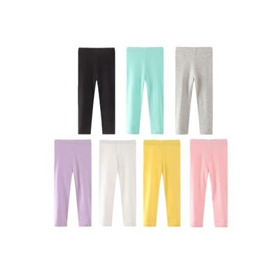 Girls' Leggings, Baby Spring and Autumn Outerwear, Solid Color Anti-Mosquito Leggings, Princess Dress Matching Children's Thin Pants