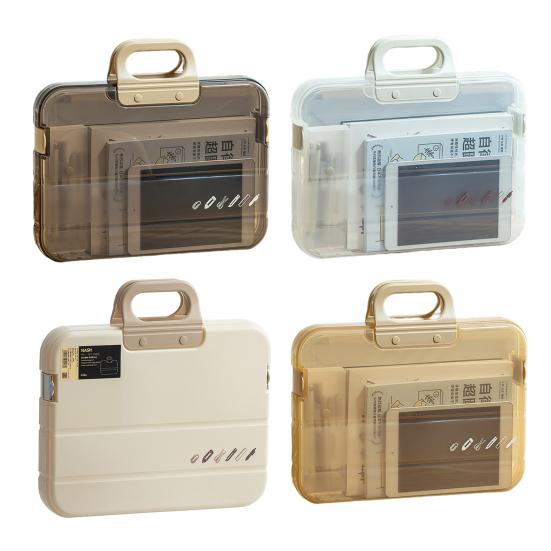 A4 Folder School with Lock Handle File Office Supplies Examination Paper