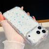 Glitter Shining Diamonds Stars Case For iPhone 17 Air 16 15 14 13 Plus  Full Rhinestones Candy Jelly Hard Acrylic Cover