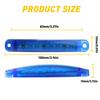 10Pcs Blue Marker Side Clearance Light Trailer Tail Car 9 Lamp LED Bulb Lamps