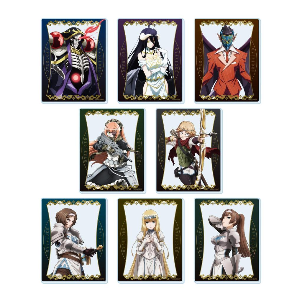 Overlord the Movie: Holy Kingdom Arc 01 [Official Illustration] Acrylic Card Box of 8