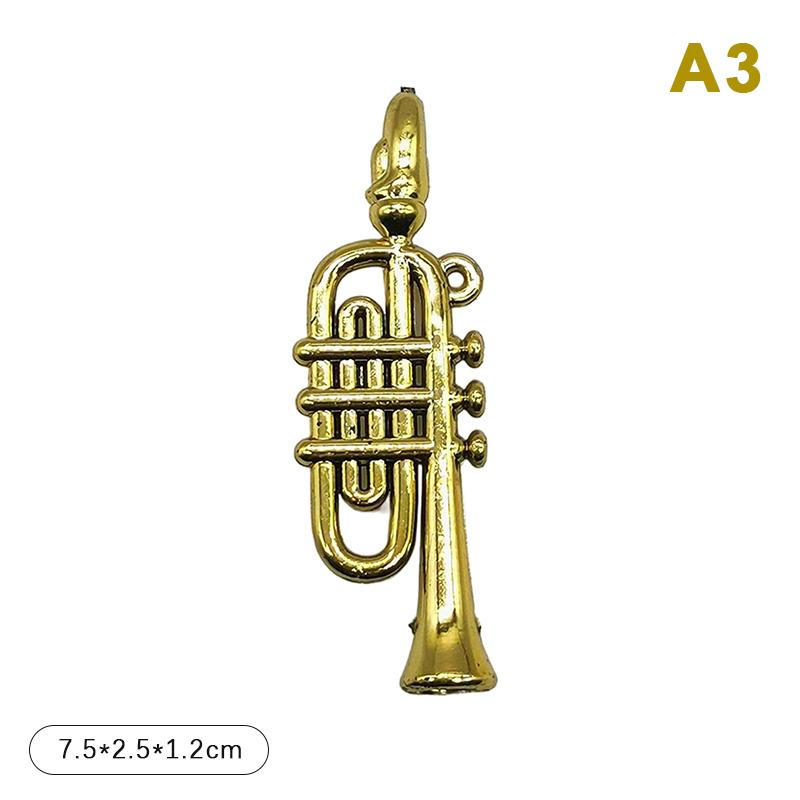 

Кукольный домик миниатюрный гальванизированный золотой музыкальный инструмент DIY маленький кулон детская ролевая игрушка аксессуары A3