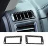 Center Console Side Air Condition Vent Trim for Dodge Ram 2010-2017 Carbon Fiber