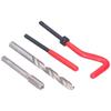 15 Stück M9x1.25mm Gewindereparatureinsätze Set Beschädigte Gewinde Wiederherstellungswerkzeuge für Autoreparatur