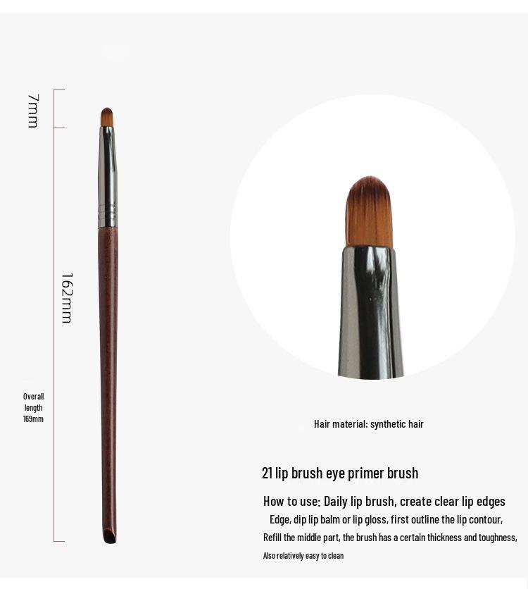 Wool Highlighting Makeup Brush Set - 24 Pieces: Includes MUF Series Concealer & Loose Powder Brushes