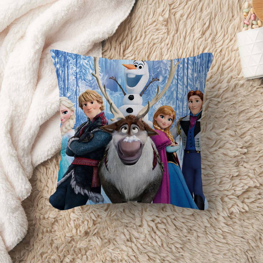 Cartoon-F-Frozenes Pillow Cover Sofa Cushion Cover Home Room Decoration Children Gift