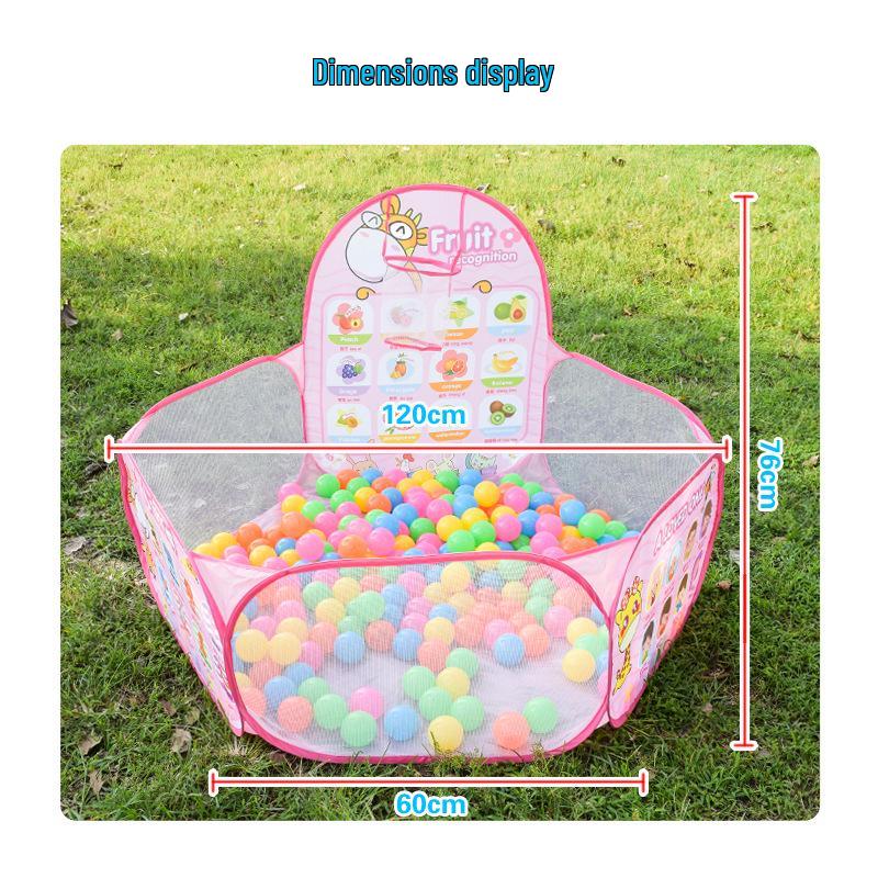 Cartoon Deer Basketball Ocean Ball Pit Foldable Kids' Tent Playhouse Toy