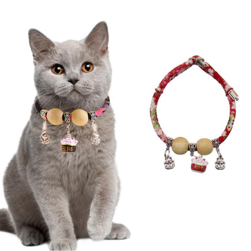 Cat Japanese Necklace Neck Ring Natural Camphor Wood Insect Adjustable Repellent