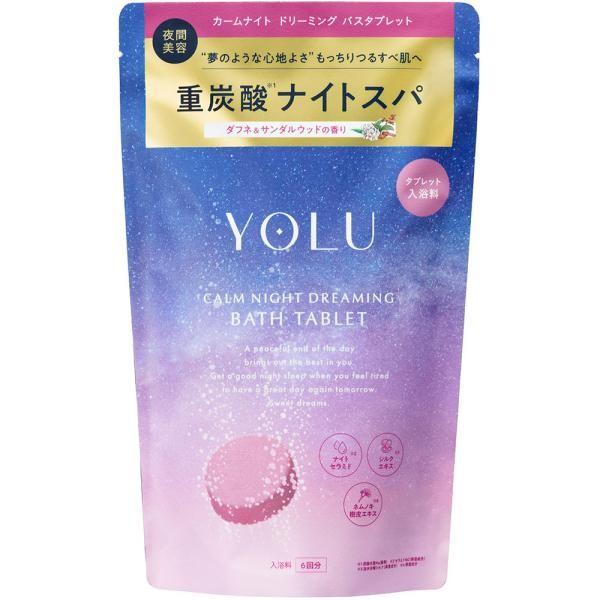 Ine YOLU Calm Night Dreaming  Relax Night Dreaming Bath Tablet 6 Tablets 406g