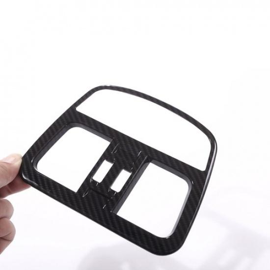 ABS Carbon Rear Air Outlet Vent Cover Trim For Maserati Levante 16-2017