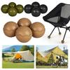 4Pcs Chair Stabilizing Ball Feet Anti-Slip Picnic Stool Leg Caps Universal Chair Feet Pad Replacement for Helinox Camping Chair