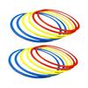 12 Agility Training Rings As And Coordination for Fast Footwork. Made of Wear-resistant PVC.