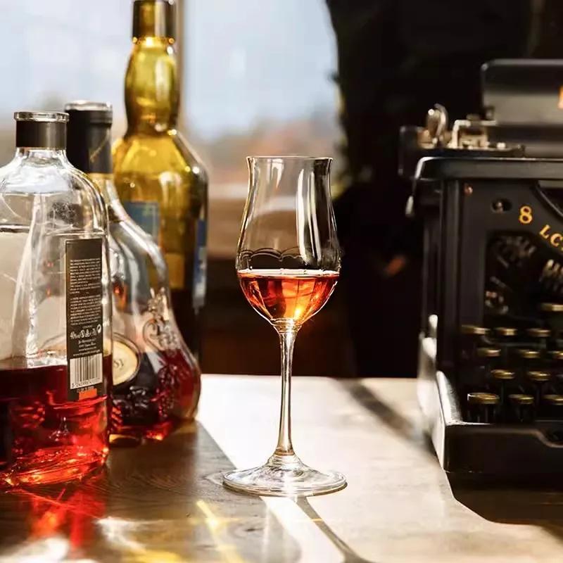 Top Quality Unibody Crystal Cognac Brandy Snifter Wine Taster Copita Nosing Glass Liquor Liqueur Cups Rum Tulips Whisky Goblet