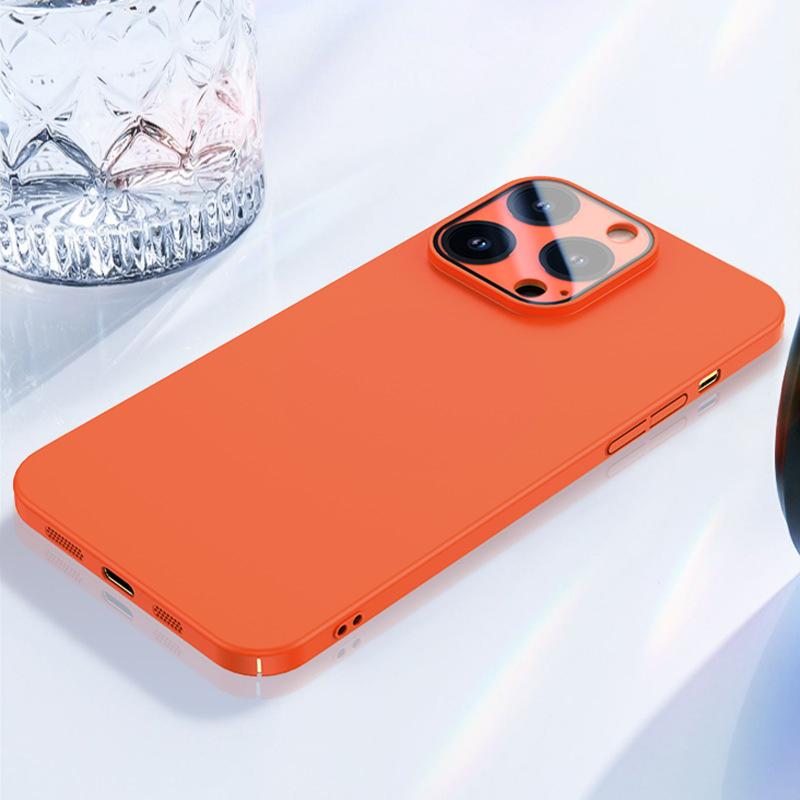 Apple 16 Matte PC Handyhülle, Kristall mit eingebautem Objektivfilm, Geeignet für IPhone15 Vollständige Abdeckung Fallschutz 14 Schutzhülle