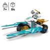 Lego® ninjago® 71816 la moto de glace de zane - avec minifigurine, jouet d'aventure ninja