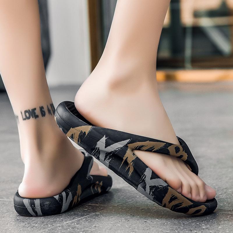 Large Size 2021 Summer New Couple Slippers Fashion Casual Shoes Trendy Outdoor Beach Shoes EVA Flip-flops