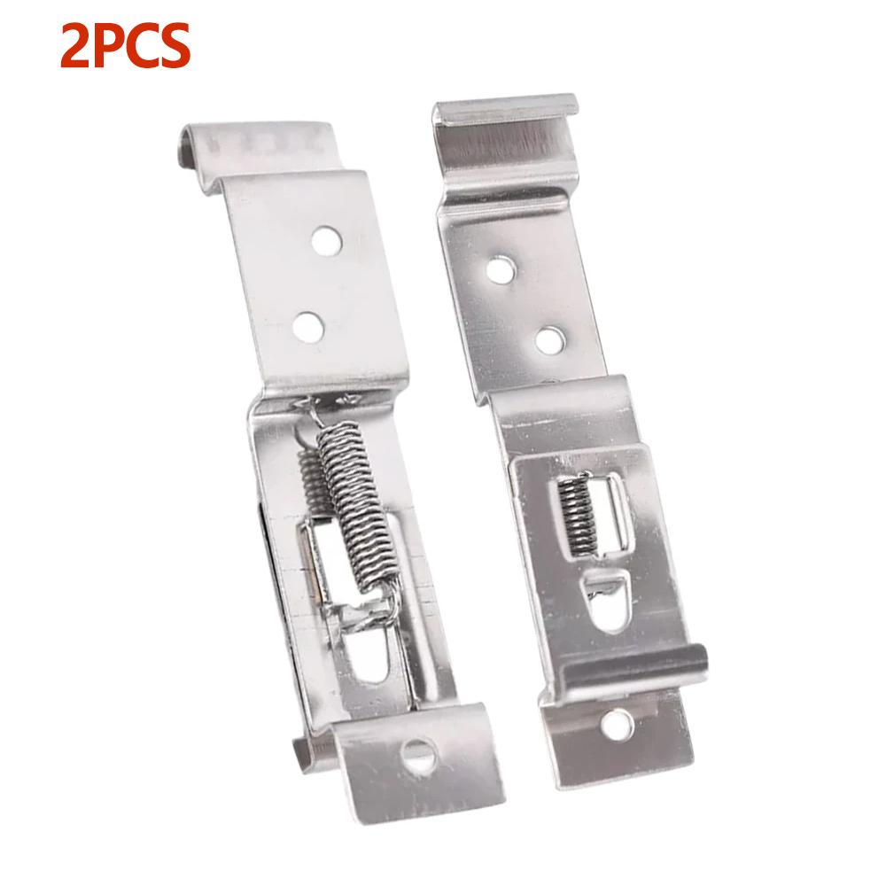 Stainless Steel Trailer License Plate Holder Camping RV License Plate Cover Holder Car Frame Bracket Fixture Car Accessories License Plate Covers