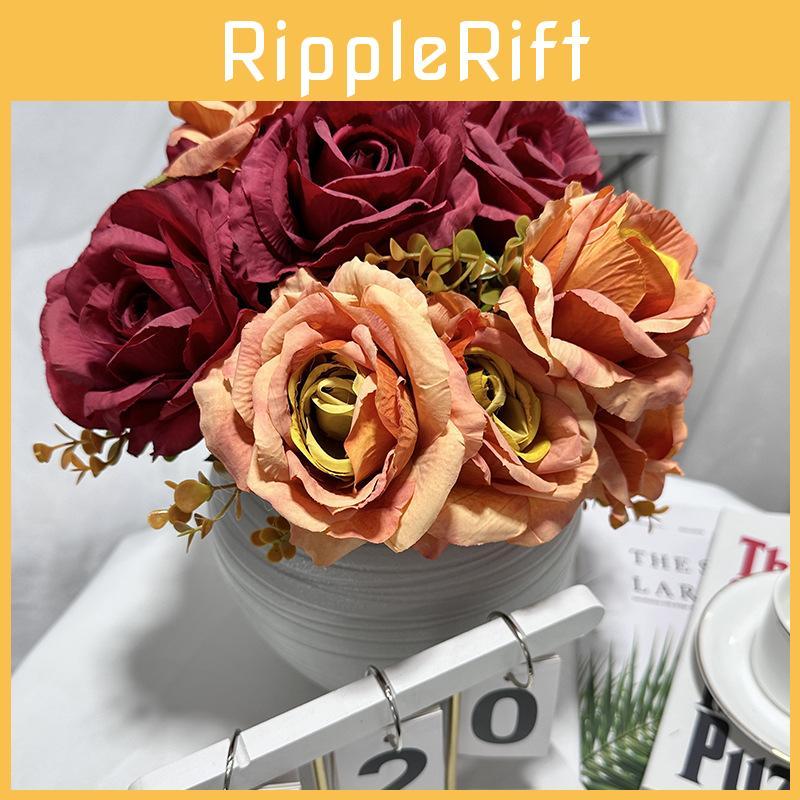 Flower Artificial Rose Hotel Restaurant Window Decoration Room Desktop Ornament