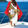 Doncaster Red Crest Beach Towel - Soft, Absorbent Microfiber, Lightweight, Ideal for The Beach, Parties, Travel, Camping fan gifts
