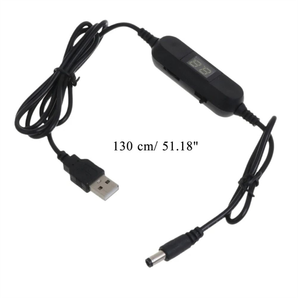 Step-up Line 2.1x5.5mm Plug for Radio Light USB Cable Power Cable Converter Adapter USB Converter
