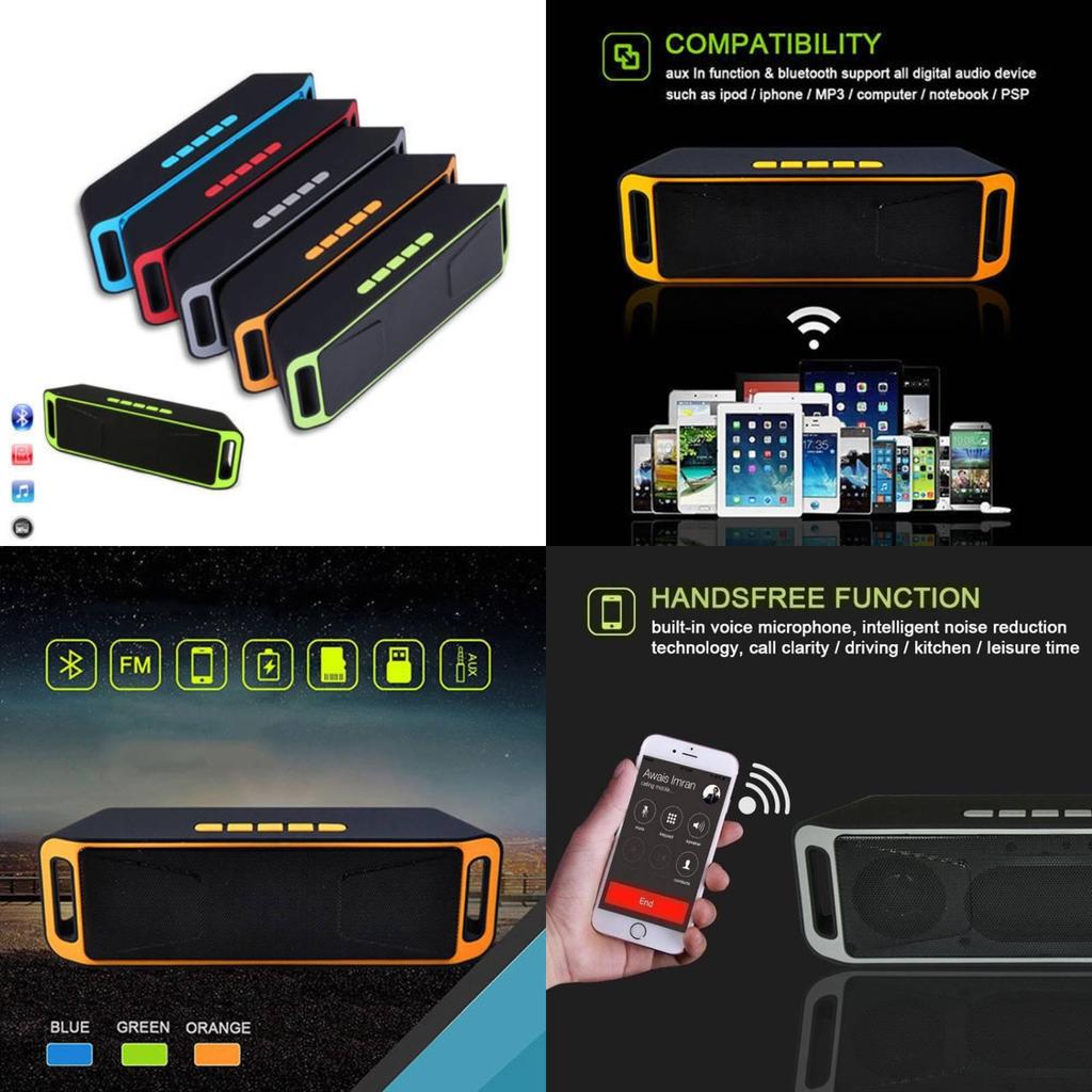 Boxă Bluetooth Mini Elegantă Cu Canale Duble Și Conectivitate Usb Pentru Utilizare pe Desktop Și în Mașină