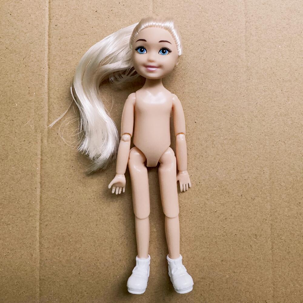 13cm Mini Kelly 5-Zoll Kleine Jungen Mädchen Teenager Schwestern Brüder Dunkle Normale Haut Nackter Körper Reborn Bjd 1/12 Spielzeug für Kinder