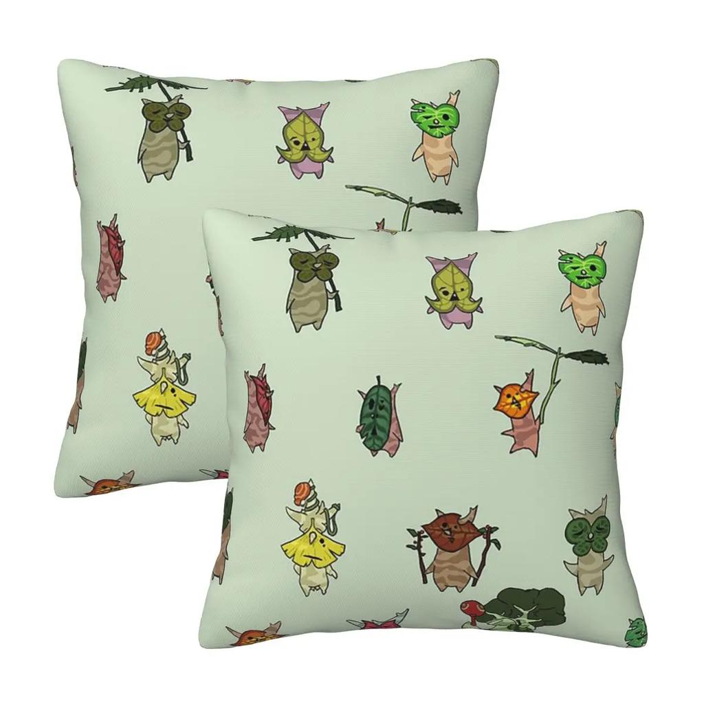Korok 1 2 Pcs Square Pillowcase Pillow Cover Cushion Zip Decorative Comfort Throw Pillow For Home Sofa