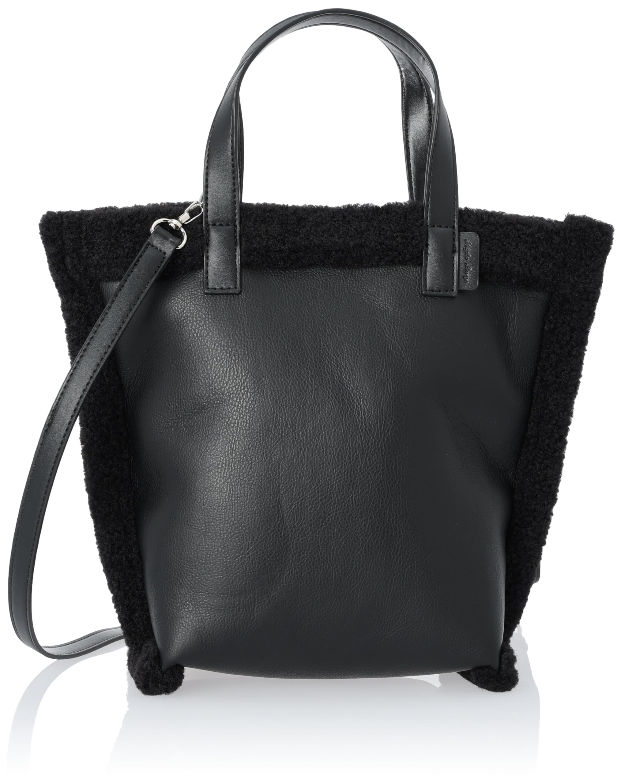 Reversible Faux Shearling Tote Bag A5 [Legato Largo] 2-Way