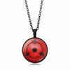 anime merchandise Naruto Sharingan Pendant Necklace Men Women Versatile Circular accessories Sweater Chain toys gifts for kids