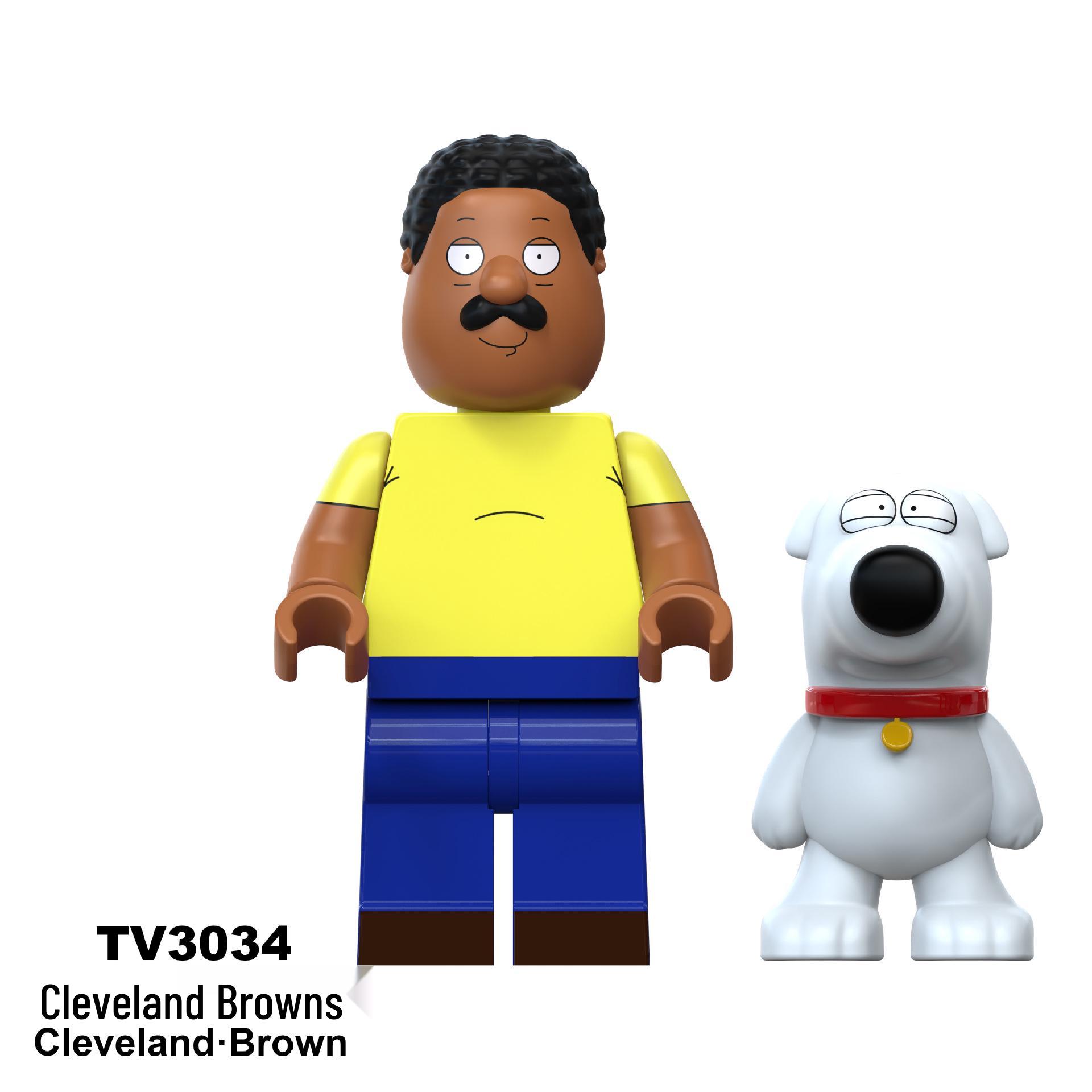 TV6304/6305/6306 Animation Series Parody Family Minifigure Building Block Toy