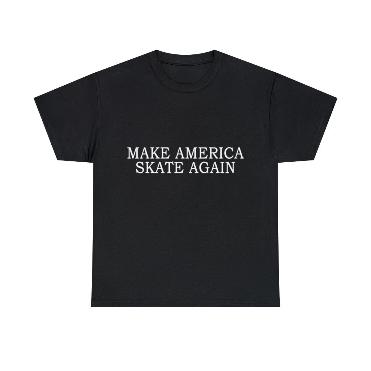 Make America Skate Again Graphic Tee Shirt, S-5XL 2XL