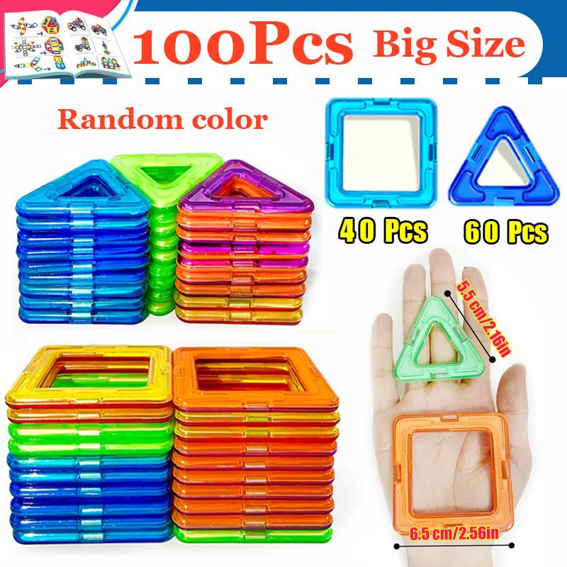 Blocs De Construction Magnétiques Pour enfants,DIY Ensemble De Construction, Jouets D'anniversaire Et d'Halloween, Cadeau