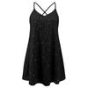 Fashionable And Sexy Suspender Sequin Short A-line Skirt For Evening Dress