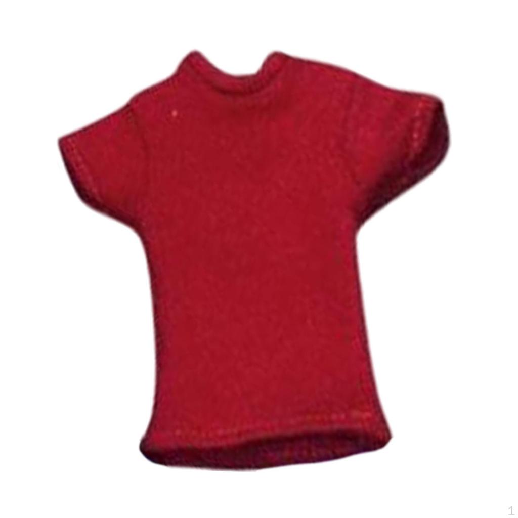 1/12 Hip Hop Loose T Shirt Troopers Fittings DIY Accessory Male Figure Short Sleeves Doll