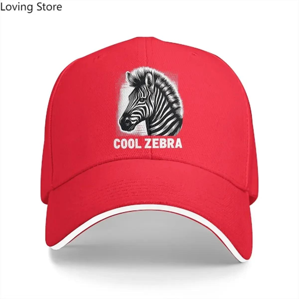 

Cool Solid Color Baseball Caps Peaked Cap Zebra Animal Sun Shade Hats Unisex WoUnisex One Size