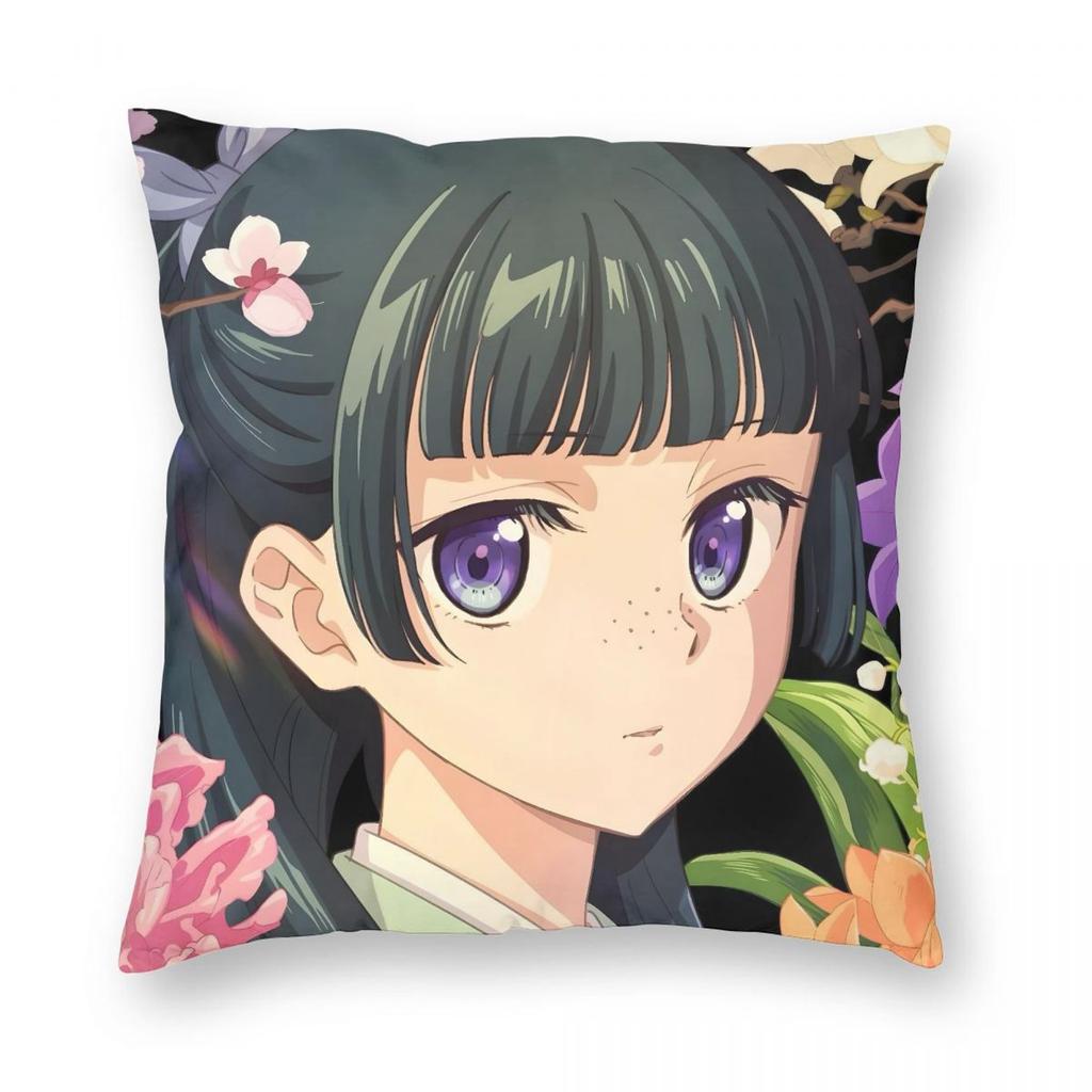The Apothecary Diaries Anime Maomao Pillowcase Double-sided Printing Polyester Cushion Cover Decor Pillow Case Cover Home