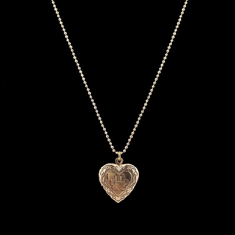 Heart Locket Necklace Alloy Material Party Jewelry Gift for Wedding Anniversary