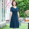 Elegant Chiffon Summer Dress 2026: Short Sleeve Style for Women Aged 40-50