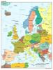 Political Map - Map of Europe 2012 Poster