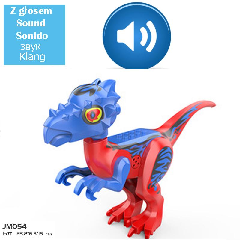 Big Dimension Assembled Construction Blocks Plaything Dinosaur World Triceratops Tyrannosaurus Children Animal Miniature Bricks Playthings for Boys