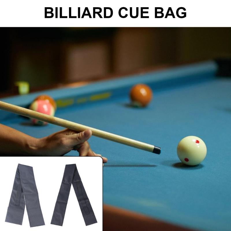 Canvas Black Shoulder Strap Billiard Cue Bag Portable Cue Carriers Foldable Snooker Cue Case Billiards Accessories