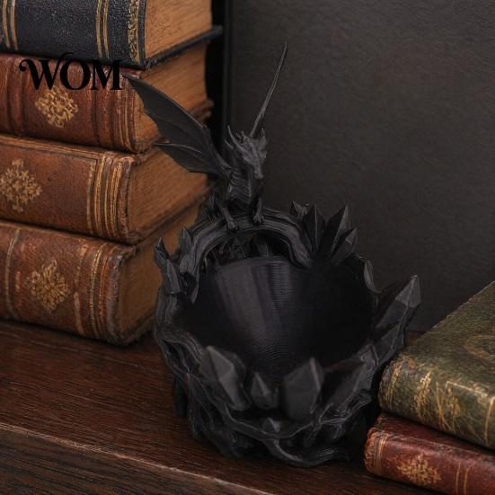 Entryway Catchall Tray Dragon Storage Bowl, 3D Printed Decorative Key Jewelry Holder for Colorful Home Decor Bowl Desktop Dressing Table, Unique