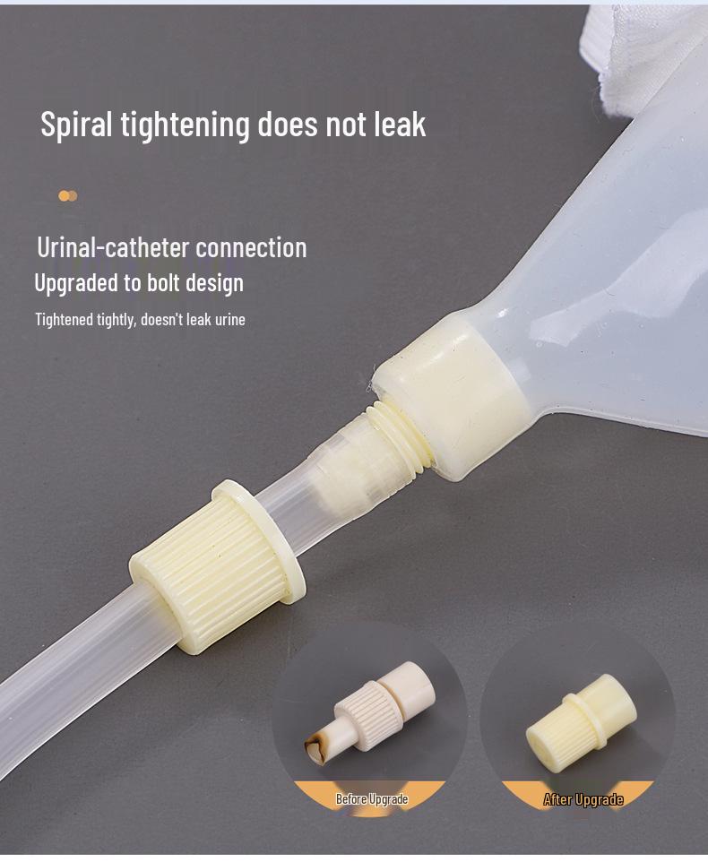 Portable Anti-Leak Silicone Urine Collector for Men and Women with Incontinence