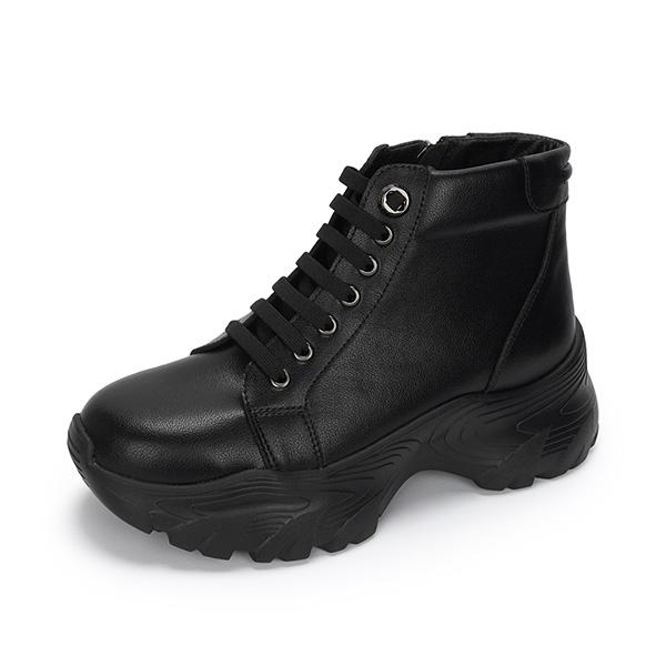 Mook Honore Cowhide Sneaker Boots Black 516423601Aa