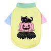 1 Pc Halloween Pet Shirts Cute Ghost Pumpkin Print T‑Shirt Cats & Dogs Costume Festival Apparel For Party Cosplay