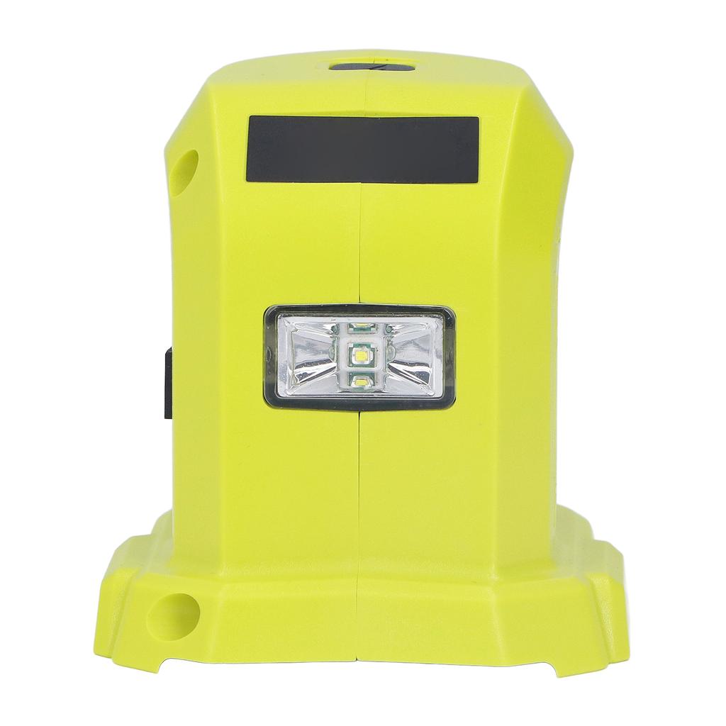 Battery Adapter Dual USB Ports Lithium Ion Battery Adapter Converter with LED Lights 18V 14.4V