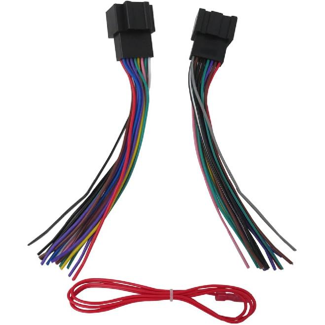 Upgraded 2pcs Car Wiring Harness Adapter for 2008-2012 Chevrolet Malibu Car Radio