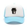 Cup Black Cat Printed Baseball Cap Fashionable and Multifunctional Duckbill Cap Adjustable and Trendy